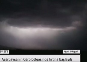 Strong wind causes damage to Azerbaijan's western regions - VIDEO