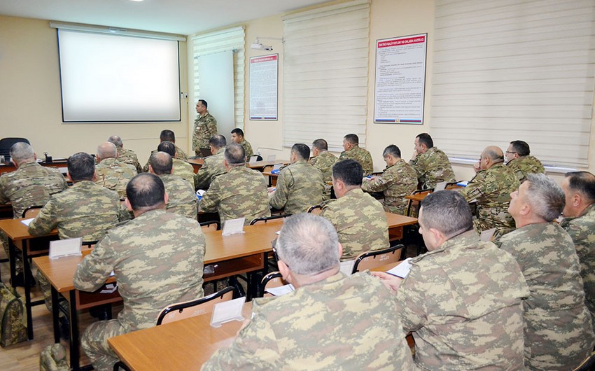 В азербайджанской армии проводятся командно-штабные мобилизационные учения