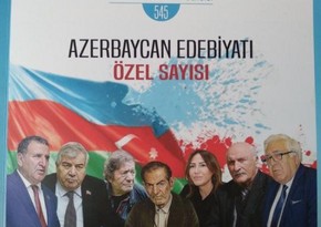 Türkiyə dərgisinin xüsusi buraxılışı Azərbaycan ədəbiyyatına həsr edilib
