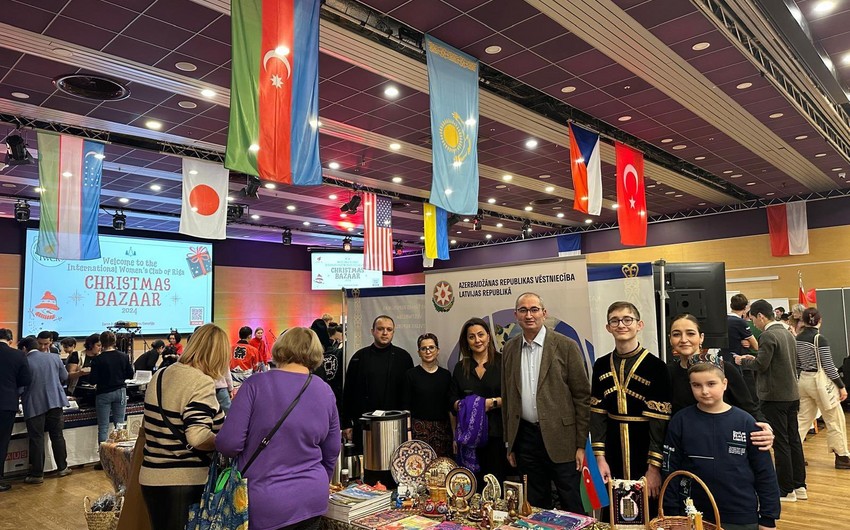 Azerbaijan's Embassy in Riga represented at int'l Christmas fair