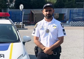 Офицер-азербайджанец Национальной полиции Украины обратился к своим землякам