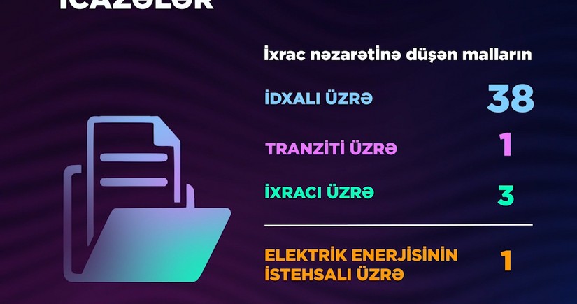 Energetika Nazirliyi III rübdə 44 icazə verib