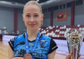 Волейболистка сборной Азербайджана завоевала бронзовую медаль на чемпионате Румынии