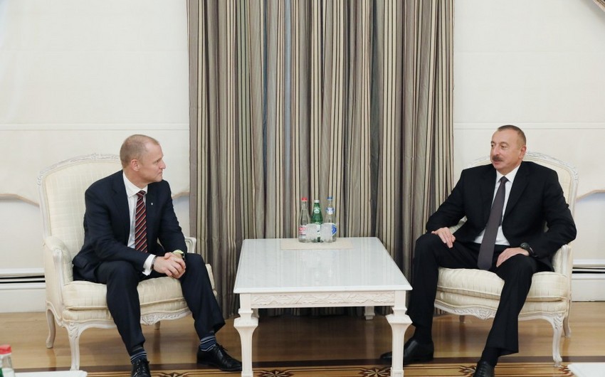 Президент Ильхам Алиев принял исполнительного вице-президента компании Statoil