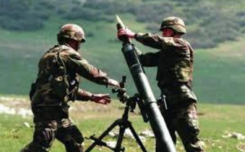Armenians violated ceasefire using mortars