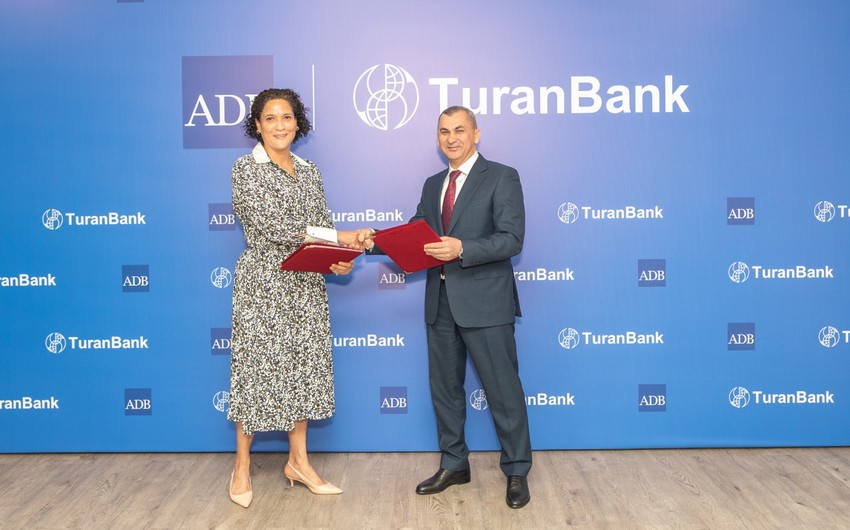 A trade financing agreement was concluded between TuranBank and Asian Development Bank