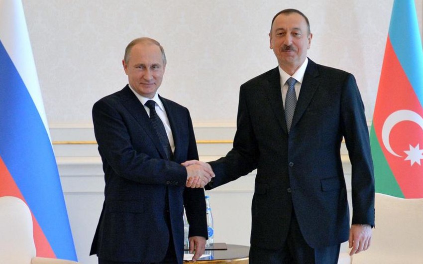 Путин: Россия заинтересована в расширении сотрудничества с Азербайджаном