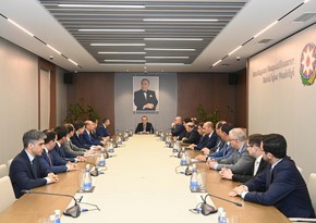 Meeting held with Khalaf Khalafov at Azerbaijani Ministry of Foreign Affairs