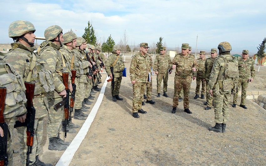 Chief of General Staff of Azerbaijan Army visits several military units stationed in Karabakh