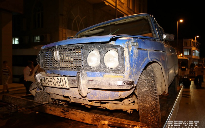 В Баку столкнулись два автомобиля: есть пострадавшие - ФОТО - ВИДЕО