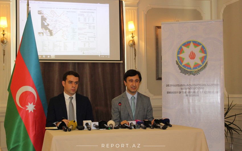 Azərbaycanlı diplomatlar Gürcüstan ictimaiyyətini erməni təxribatı barədə məlumatlandırıb