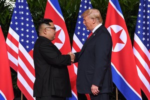 Tramp and Kim Jong Un