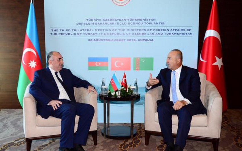 Elmar Mammadyarov met with Turkish foreign minister