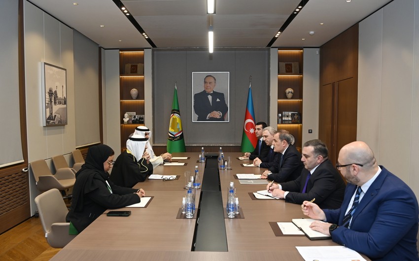 Джейхун Байрамов встретился с генсеком Совета сотрудничества стран Персидского залива