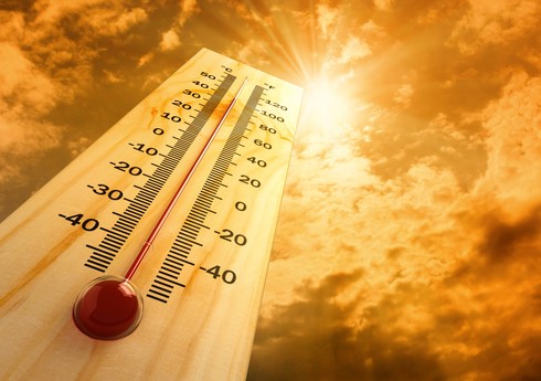 Завтра воздух в Азербайджане прогреется до 39 градусов