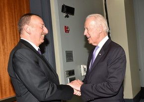 Biden congratulates President of Azerbaijan