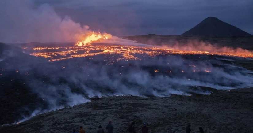 İslandiyada şəhər vulkan püskürməsi təhlükəsi səbəbindən boşaldılıb