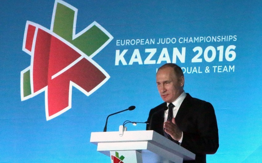 Владимир Путин объявил открытым чемпионат Европы по дзюдо в Казани