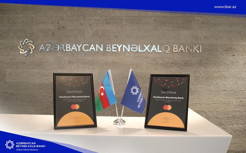 MasterCard Azərbaycan Beynəlxalq Bankına 2 mükafat verib