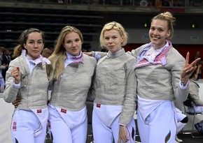 Европейские игры: Женская сборная Азербайджана по сабле заняла шестое место