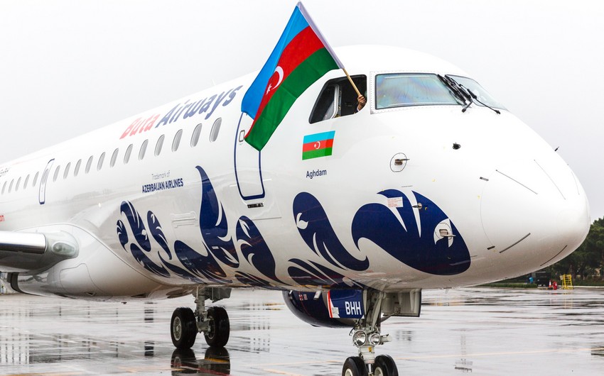 Самолет авиакомпании Buta Airways не смог вылететь из Баку из-за технических проблем - ФОТО