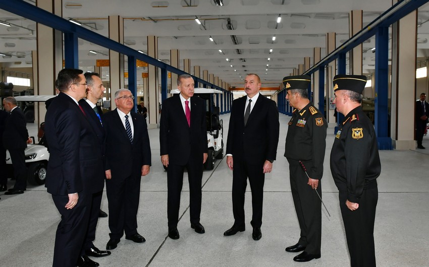 Президенты Азербайджана и Турции приняли участие в открытии Нахчыванского военного комплекса