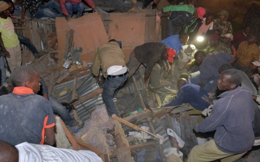 ​Keniyada yaşayış binasının uçması nəticəsində ölənlərin sayı 20 nəfərə çatıb