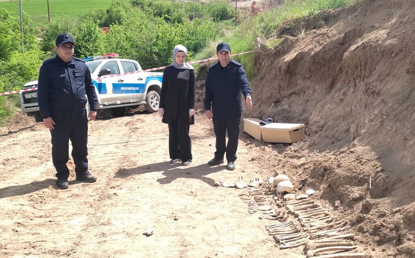 Mass grave discovered in Malibeyli village of liberated Khojaly