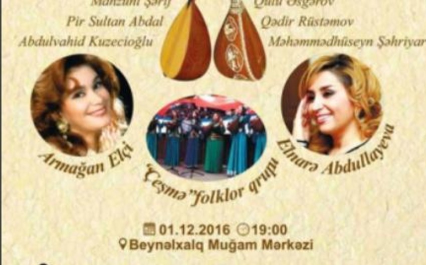 В Баку состоится концерт Ustadlara Sayğı Gecəsi