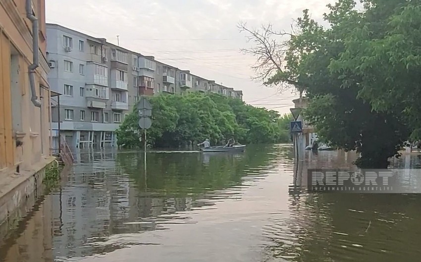 Херсон погрузился под воду