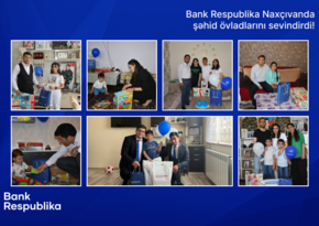 “Bank Respublika” Naxçıvanda şəhid övladlarına bayram sevinci yaşatdı!