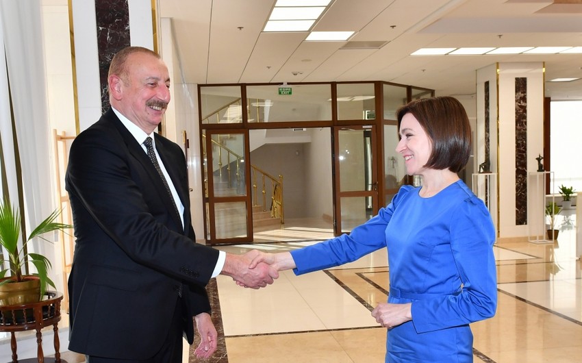 Azerbaijani and Moldovan presidents meet in Chișinău
