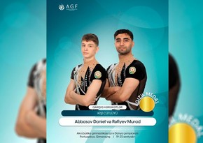 Azərbaycan gimnastları Portuqaliyada daha bir qızıl medal qazanıblar