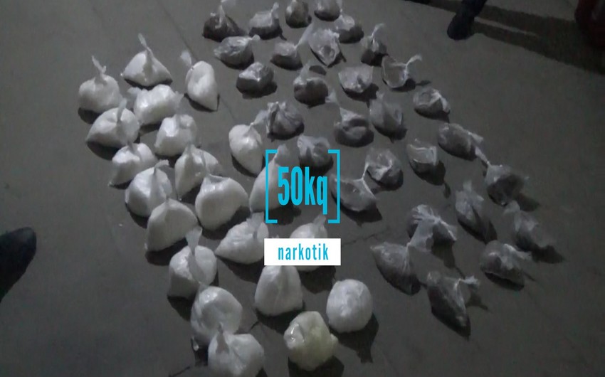 İrandan 50 kiloqram narkotik vasitə gətirən daha bir nəfər saxlanılıb