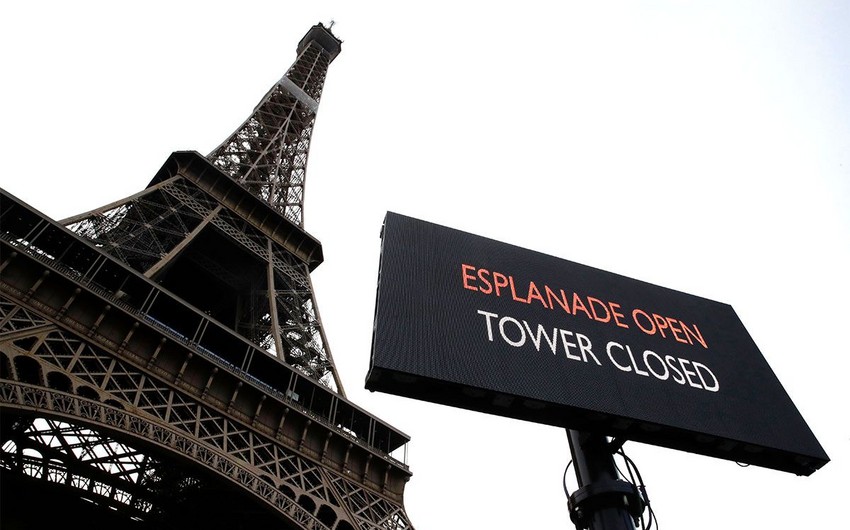 Eiffel tower closed due to nationwide strikes in France Report.az