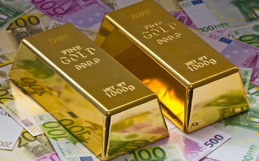 Gold prices increased, euro decreased