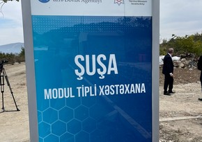 Karabakh's first modular hospital opens in Shusha