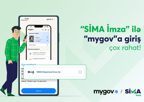 “mygov”da bütün sənədləri “SİMA İmza” ilə əldə etmək mümkündür!