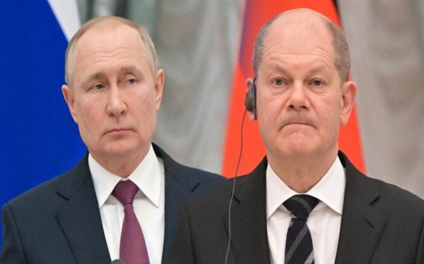 Состоялся телефонный разговор между Путиным и Шольцем