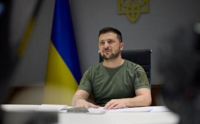 Volodimir Zelenski Ali Baş Komandan Qərargahının iclasını keçirib 