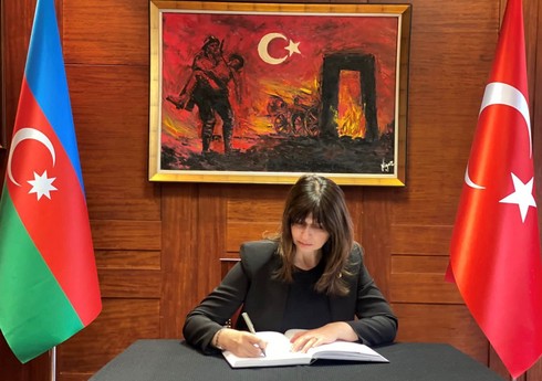 Резидент-координатор ООН оставила запись в книге соболезнований посольства Турции