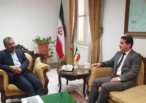 Посол Азербайджана встретился с начальником управления МИД Ирана