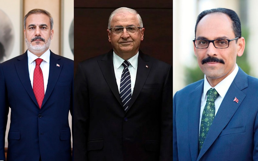 Türkiyənin XİN başçısı, müdafiə naziri və MİT sədri suriyalı həmkarları ilə görüşüblər – YENİLƏNİB