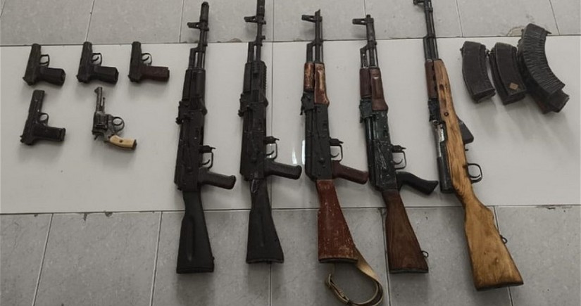 Ötən gün ölkə ərazisində qumbara və silahlar aşkarlanıb