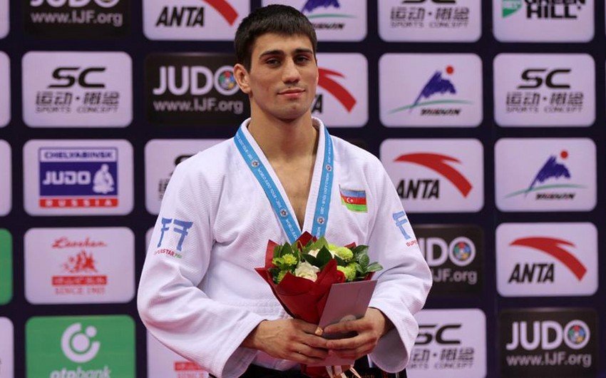 Azerbaijani judo wrestler reaches semifinal of European Championship