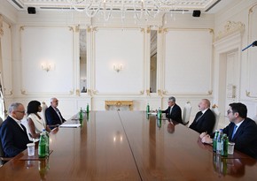 President Ilham Aliyev receives President and Chief Executive Officer, consultant of Formula 1, and British supermodel