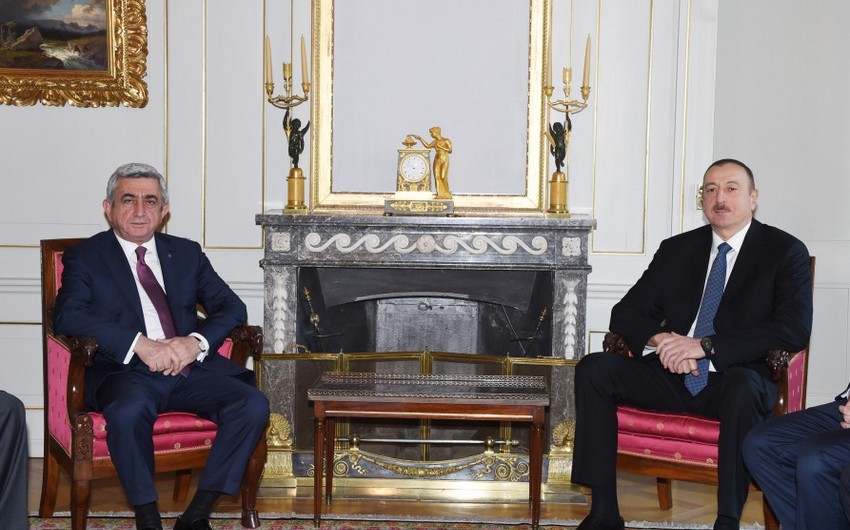 Meeting between presidents of Azerbaijan and Armenia concluded