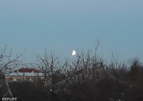 Lunar eclipse seen from Azerbaijan's northwest - UPDATED