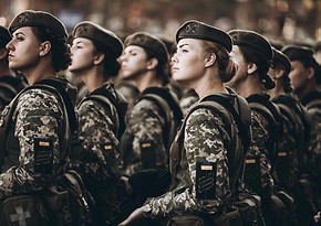 Ukraynanın müdafiəsinə 60 mindən çox qadın cəlb olunub