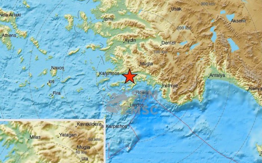 У берегов Турции произошло землетрясение магнитудой 3,7